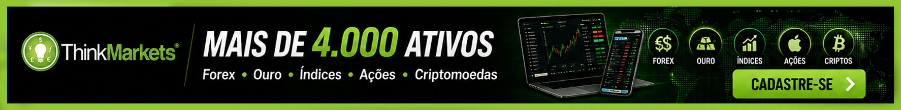Opere em uma corretora confiavel! ThinkMarkets, deposito e saque via PIX.. Corretora ThinkMarkets